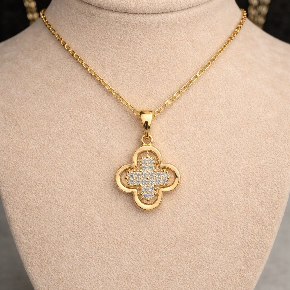 SOROJINI 18K Yellow Gold Plated Stainless Steel NECKLACE